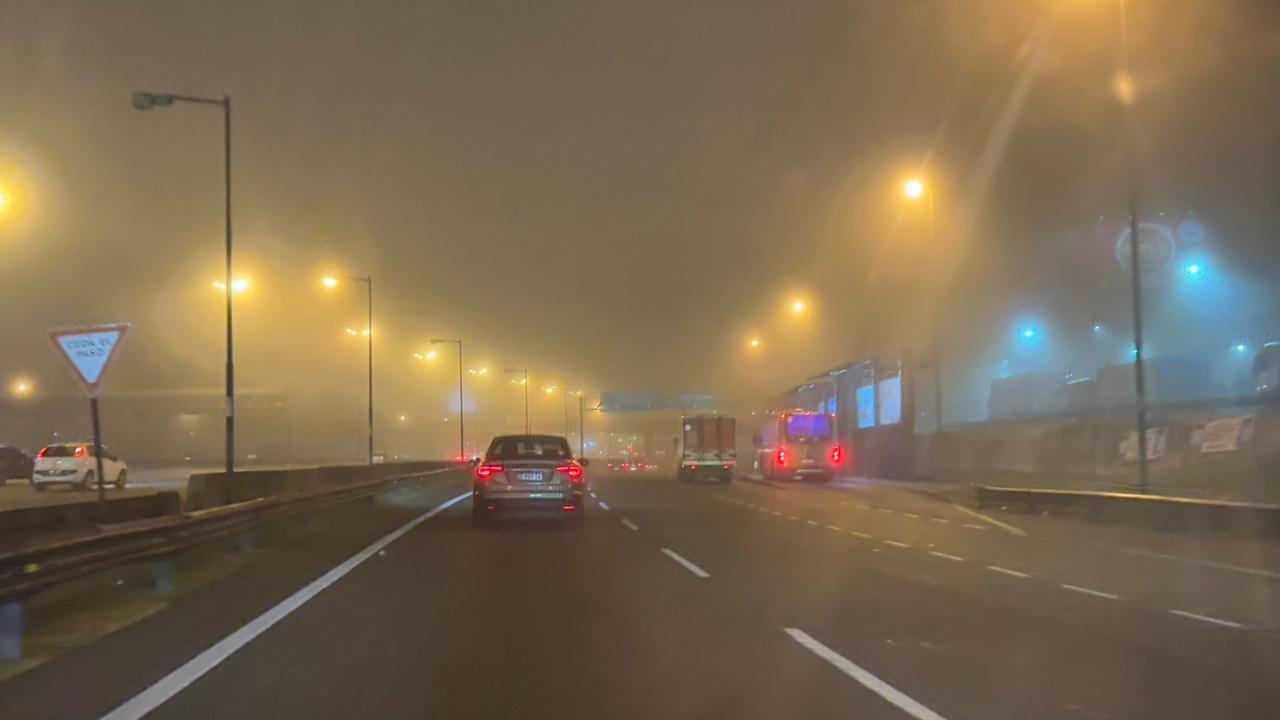 Niebla en la Panamericana- los tramos maacutes complicados con reduccioacuten de visibilidad