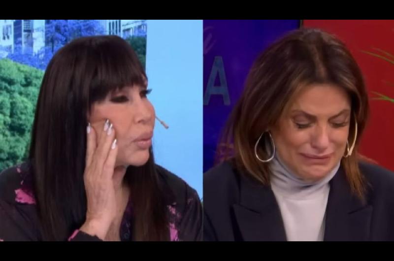 Moria Casaacuten se desesperoacute al ver quebrada a Mariacutea Fernanda Callejoacuten en vivo por los mensajes de Ricky Diotto