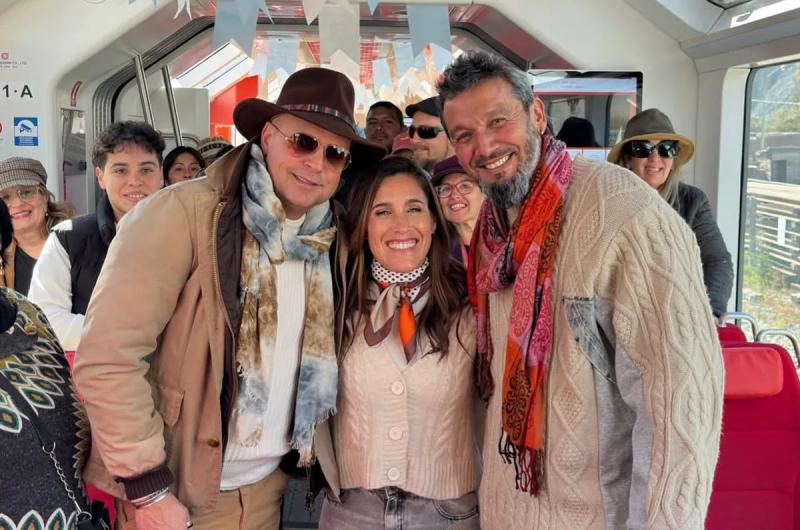 Soledad Pastorutti realizoacute una produccioacuten audiovisual en el tren solar de la quebrada