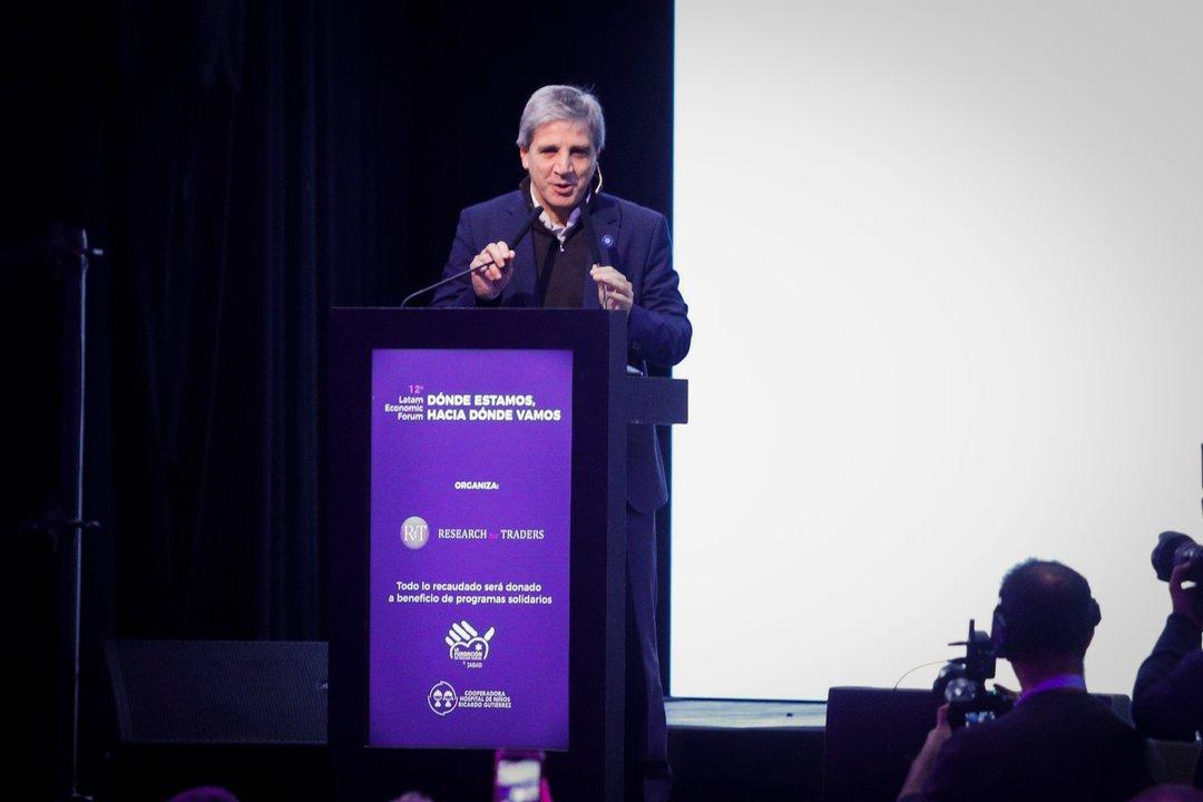 Caputo anticipoacute que la inflacioacuten de mayo seraacute maacutes baja que la de abril