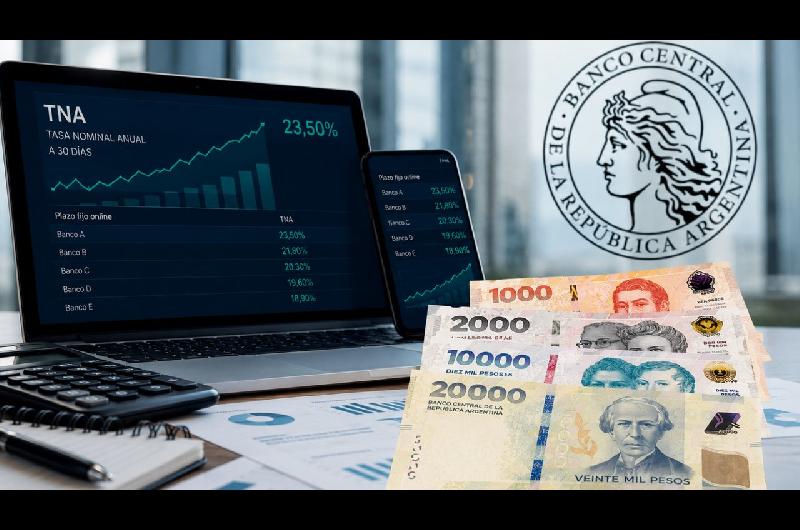 TNA en tiempo real- queacute bancos ofrecen este jueves la mejor tasa online para plazos fijos en pesos
