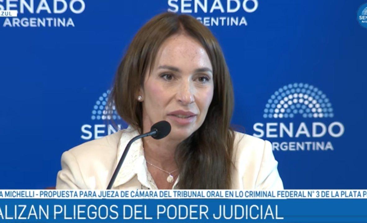 Senado- veto a Veroacutenica Michelli abre una grieta en Libertad Avanza y  sus aliados dialoguistas