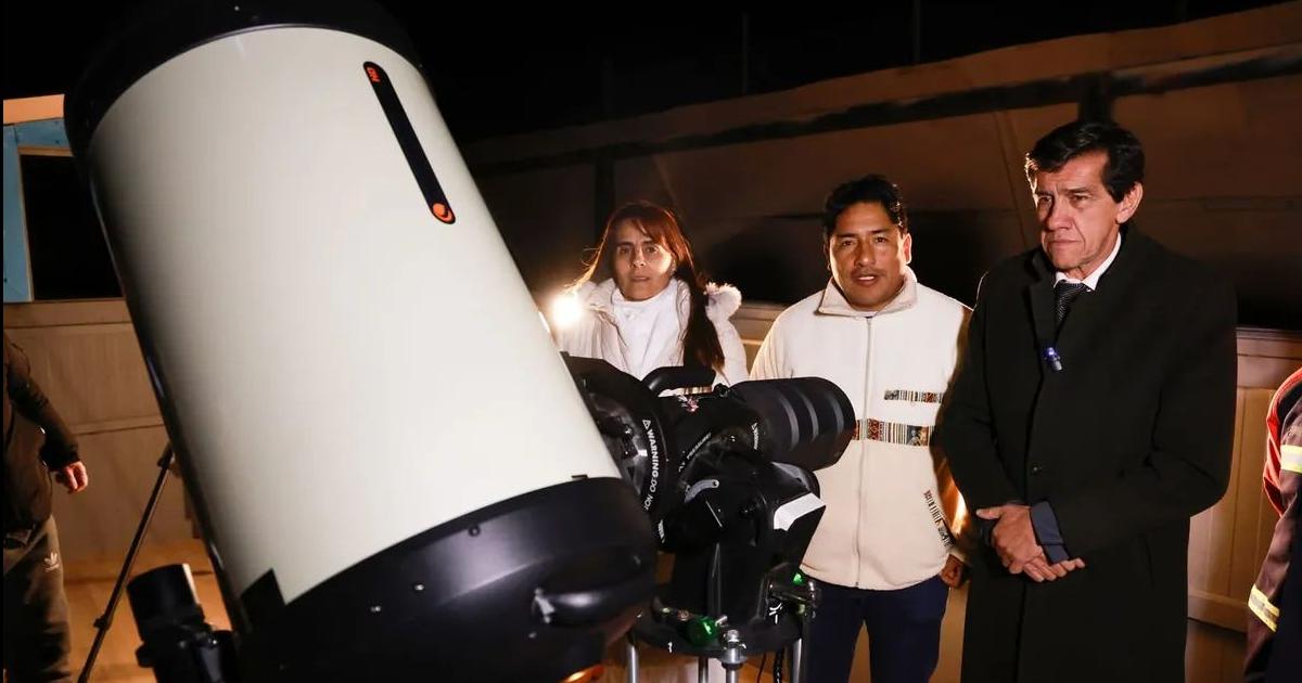 Visita al observatorio astronoacutemico de Olaroz