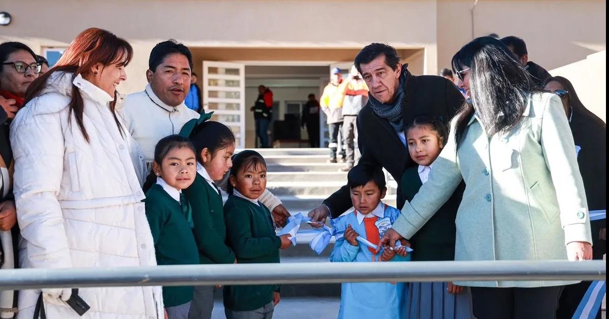 Sadir habilitoacute nuevo edificio educativo en Olaroz Chico