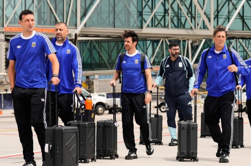 La Seleccioacuten argentina ya esta en la ciudad de Kansas