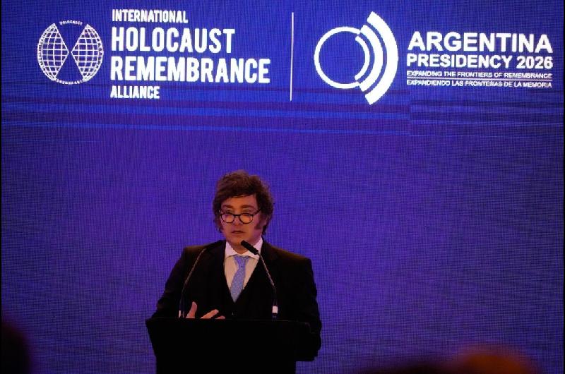 Milei encabezoacute un plenario para la memoria del Holocausto