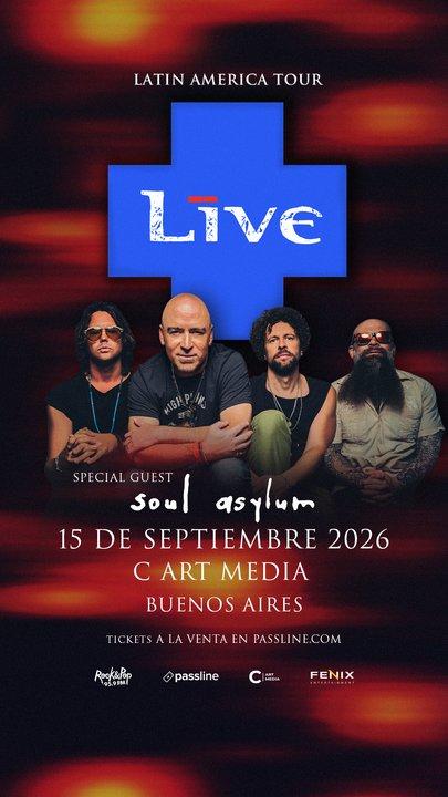 LIVE se presentaraacute por primera vez en Argentina