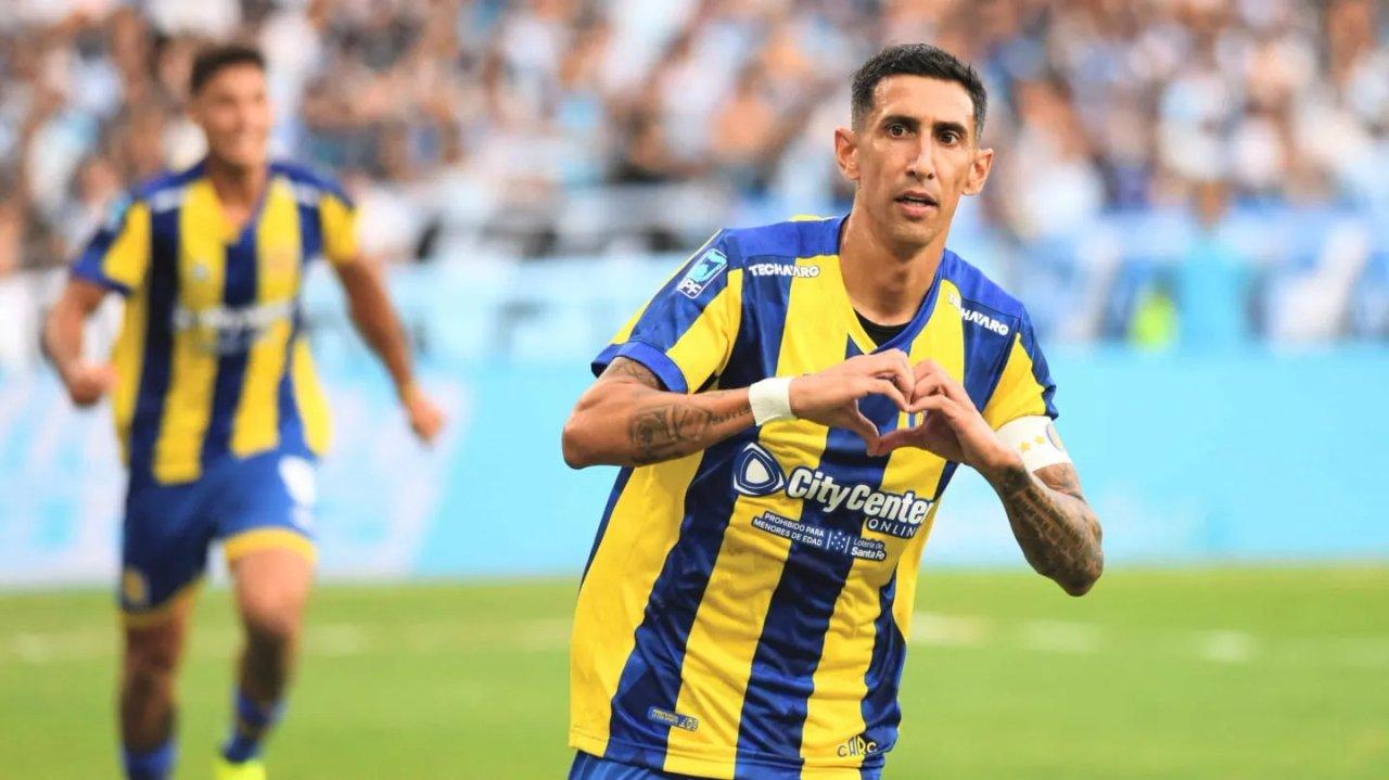 La poleacutemica foto de la esposa de Aacutengel Di Mariacutea en plena interna de Rosario Central