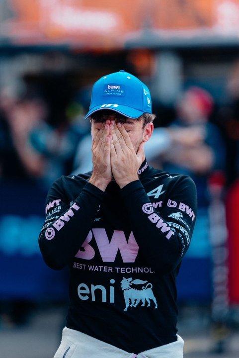 Insoacutelito- Pierre Gasly festejoacute un podio y no le avisaron que lo habiacutea perdido por una sancioacuten