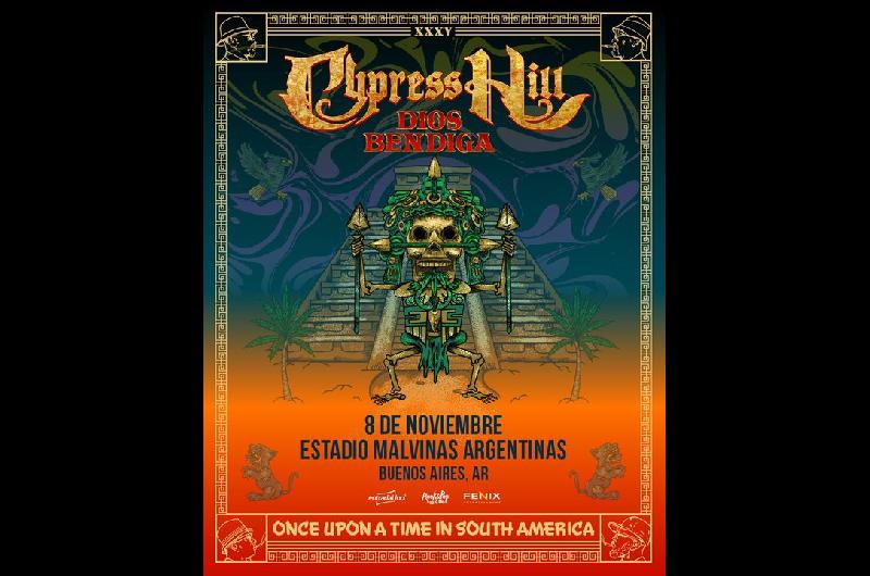 Cypress hill vuelve a Argentina y tocaraacute en el estadio Malvinas Argentinas