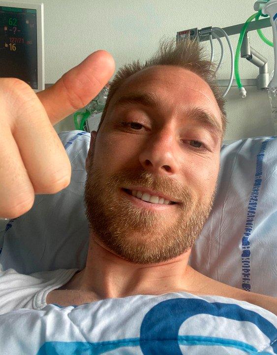 El mensaje de Christian Eriksen tras descompensarse en pleno partido ante Ucrania