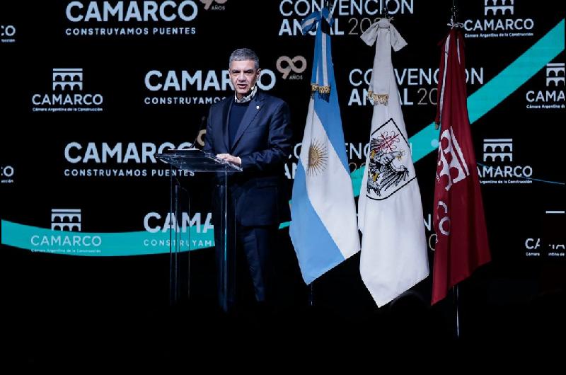 ldquoPara la Ciudad la Construccioacuten es un sector clave para el desarrollordquo dijo Jorge Macri en la Convencioacuten de CAMARCO