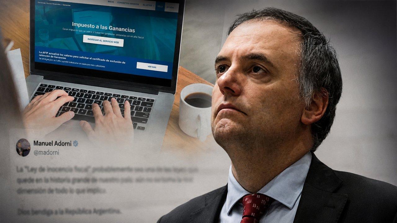 Queacute opinaba Adorni sobre la ldquoLey de inocencia fiscalrdquo antes de adherir al Reacutegimen Simplificado de Ganancias