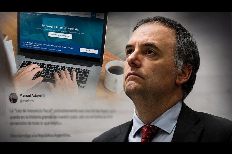 Queacute opinaba Adorni sobre la ldquoLey de inocencia fiscalrdquo antes de adherir al Reacutegimen Simplificado de Ganancias
