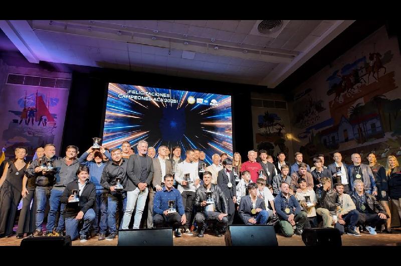 El Automoacutevil Club Argentino premioacute a los Campeones Argentinos de Automovilismo 2025