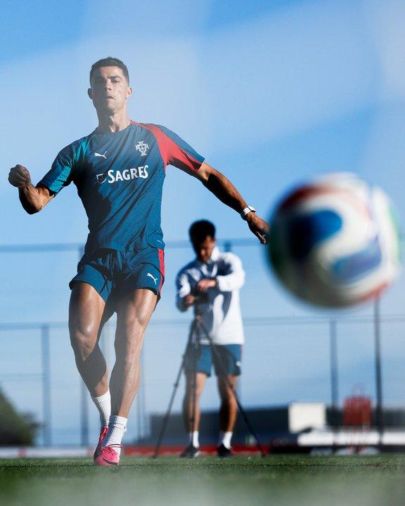 Irreconocible- los errados de Cristiano Ronaldo en el amistoso de Portugal