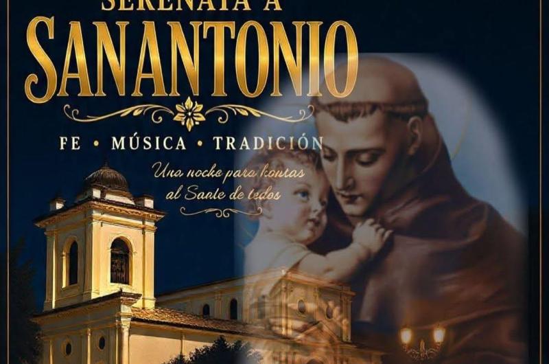Invitan a participar de la tradicional Serenata a San Antonio de Padua