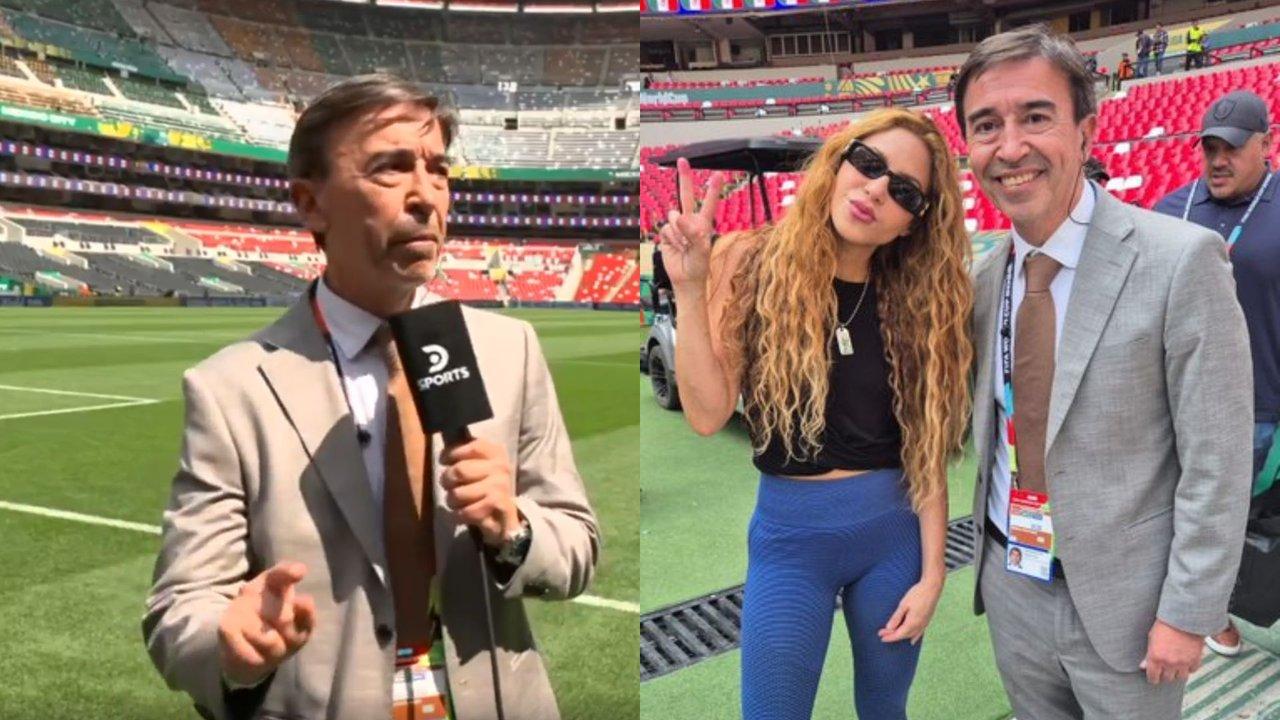 Mundial 2026- un periodista dejoacute el vivo y burloacute la seguridad para sacarse una foto con Shakira