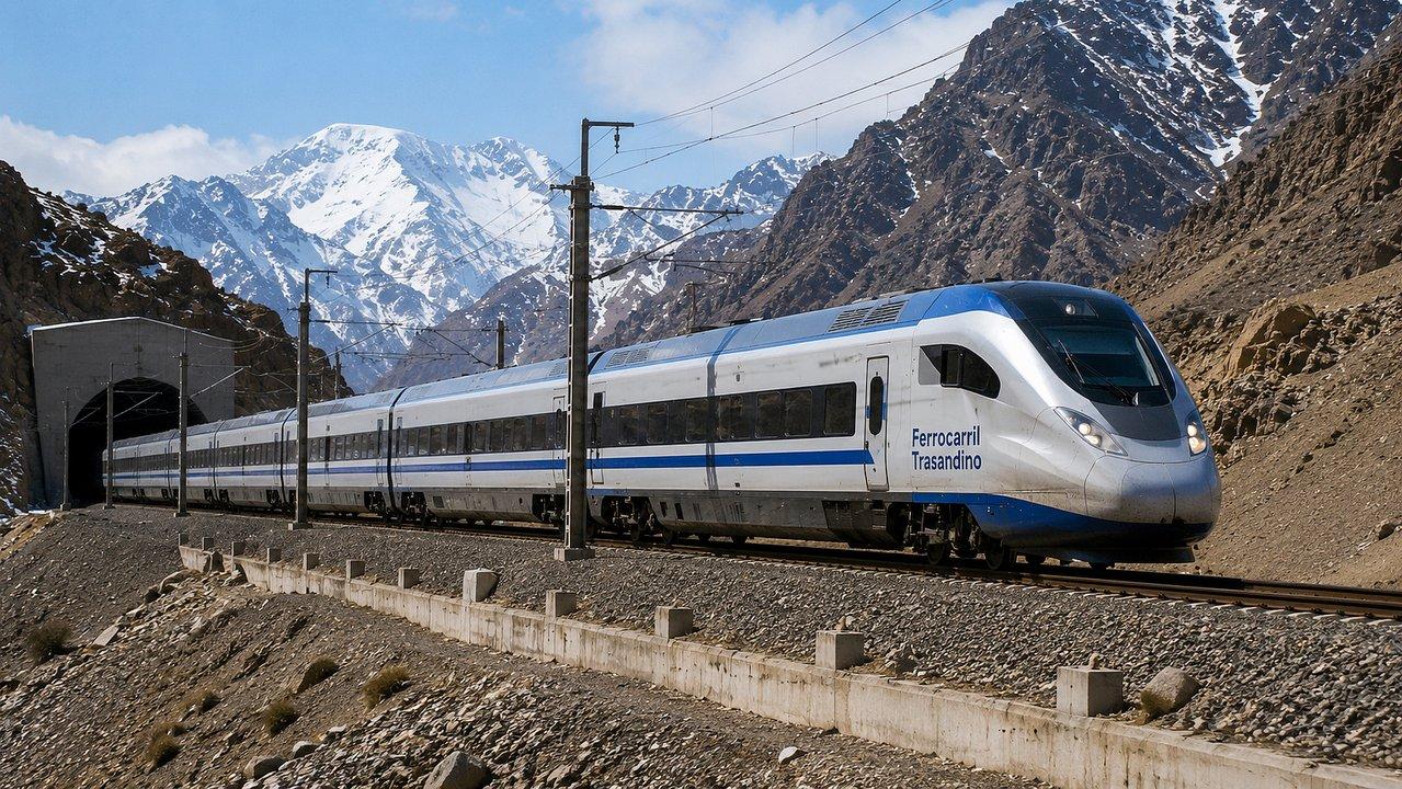 Ferrocarril Trasandino- reactivan el plan para cruzar la Cordillera tras 42 antildeos ahora con trenes de alta velocidad
