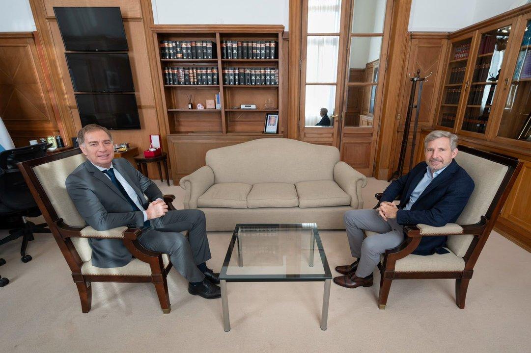 Santilli afina contactos con los gobernadores- recibioacute a Frigerio en Casa Rosada