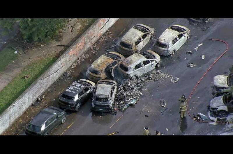 Tragedia aeacuterea en Riacuteo de Janeiro- chocaron dos helicoacutepteros y hay seis muertos