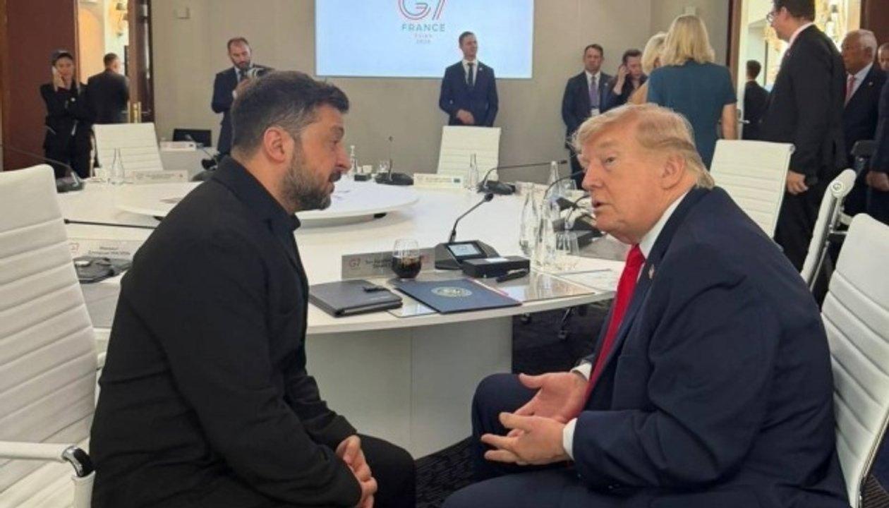 Trump confirmoacute que sumaraacute conversaciones con Zelenski durante la cumbre del G7