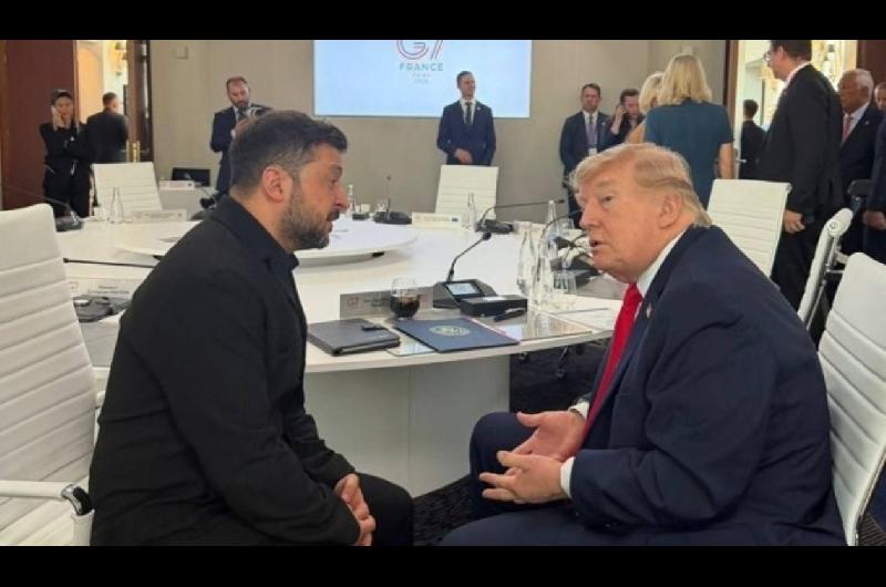 Trump confirmoacute que sumaraacute conversaciones con Zelenski durante la cumbre del G7