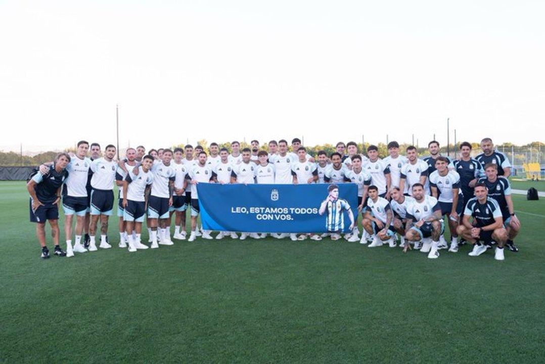 El emotivo posteo de la Seleccioacuten argentina para Balerdi- ldquoEstamos con vosrdquo