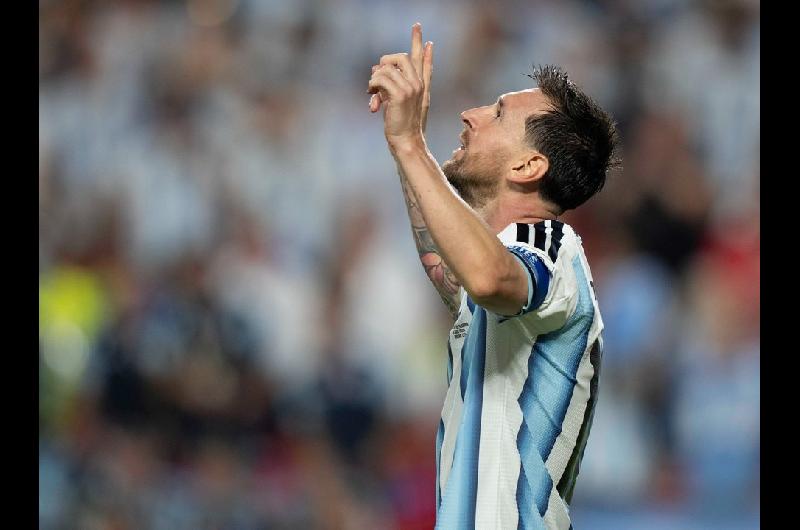 Con Messi como bandera la Seleccioacuten argentina demostroacute que sigue con hambre de gloria