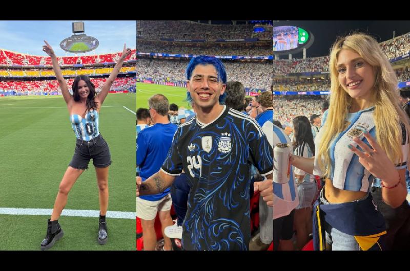 Pampita Duki y Luck Ra- coacutemo reaccionaron los famosos al triunfo de Argentina sobre Argelia