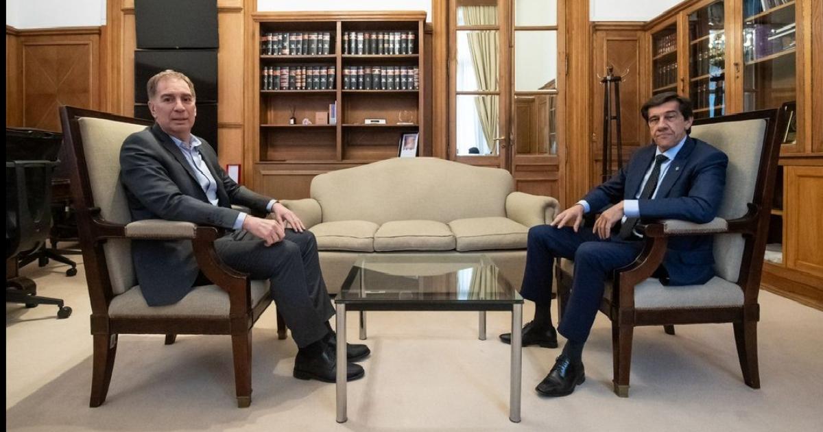 Sadir llevoacute planteos a Santilli y tambieacuten hablaron de la agenda legislativa