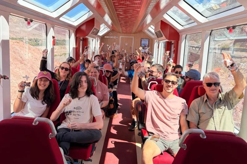 Celebran dos antildeos de la puesta en marcha del Tren Solar de la Quebrada