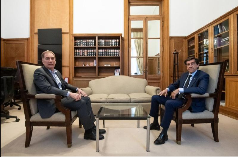Sadir llevoacute planteos a Santilli y tambieacuten hablaron de la agenda legislativa