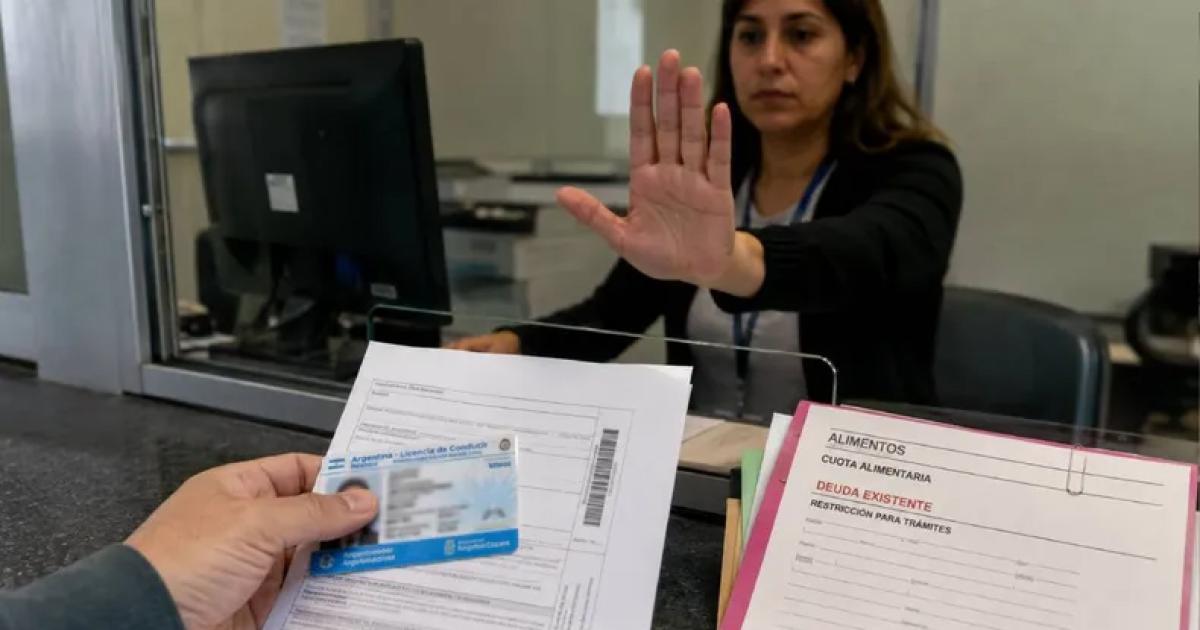 No podraacuten renovar la licencia de conducir los deudores alimentarios 
