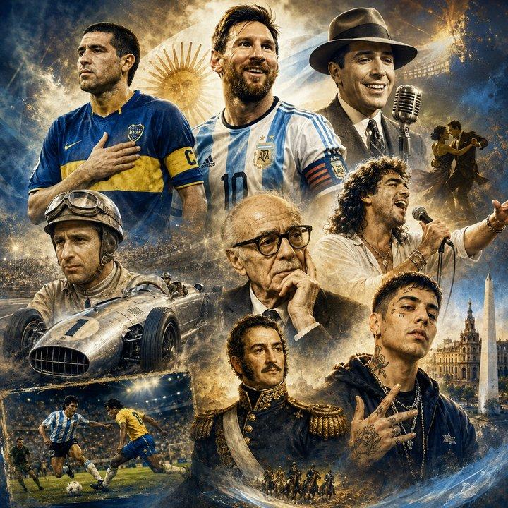 24 de junio el diacutea maacutes argentino- Messi Fangio Riquelme Gardel Rodrigo y una fecha cargada de historia