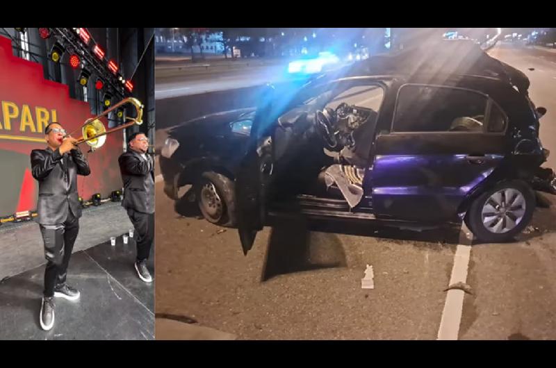 El dolor de Rodrigo Tapari tras despedir a la hija de dos antildeos de su trombonista