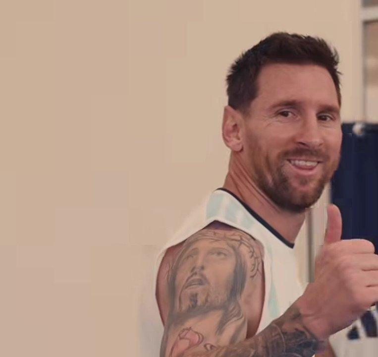 Con el foco en el Mundial- la publicacioacuten de Messi en su cumpleantildeos