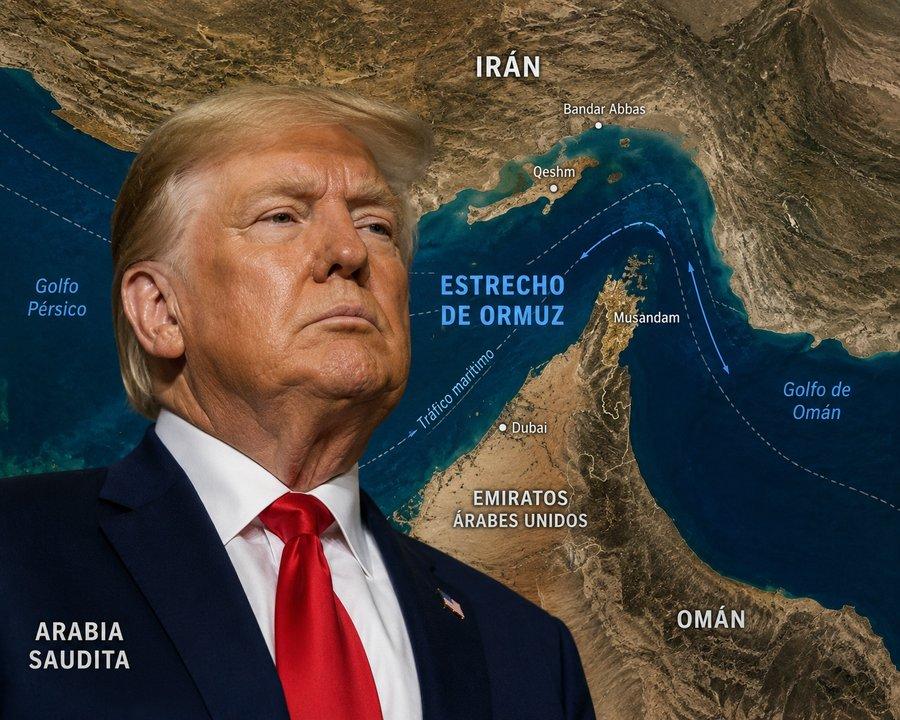 Trump amenaza con poner fin a conversaciones si Iraacuten cobra peaje en el estrecho de Ormuz