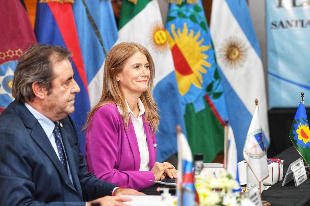 Magario afirmoacute que ldquoel federalismo no puede ser un gastordquo y reclamoacute maacutes recursos para las provincias