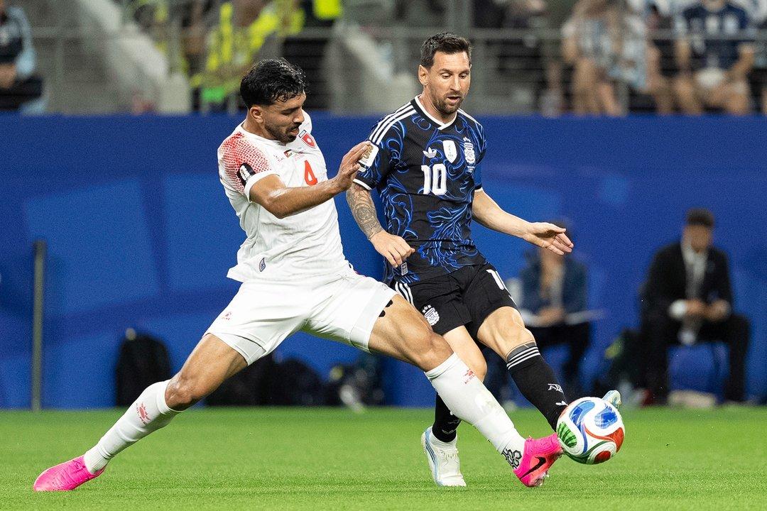 Messi tras ganarle a Jordania- ldquoSeguimos juntosrdquo