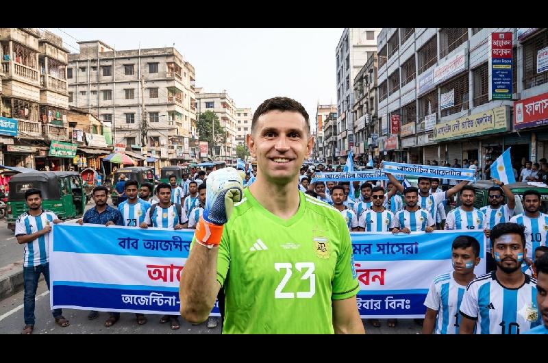 El gran gesto de Dibu Martiacutenez con un periodista de Bangladesh- ldquoAmo coacutemo ellos se sienten argentinosrdquo