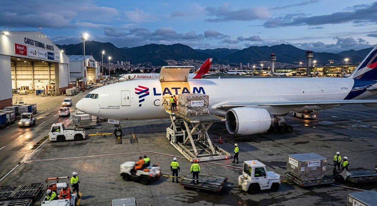 Crecioacute un 19-en-porciento- el transporte de carga aeacuterea en Latinoameacuterica en mayo