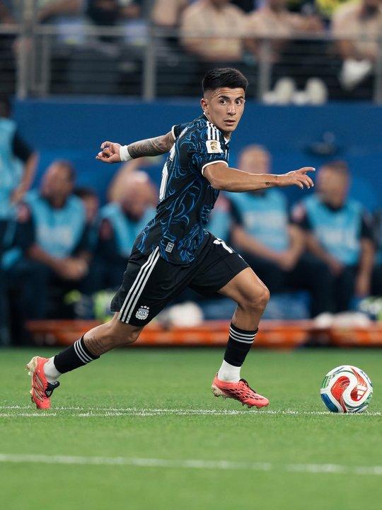 ldquoVamos a intentar defender el tiacutetulordquo- Thiago Almada en la previa de Argentina-Cabo Verde