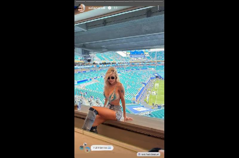 De Susana Gimeacutenez a Lizy Tagliani- los famosos en el partido de Argentina ante Cabo Verde