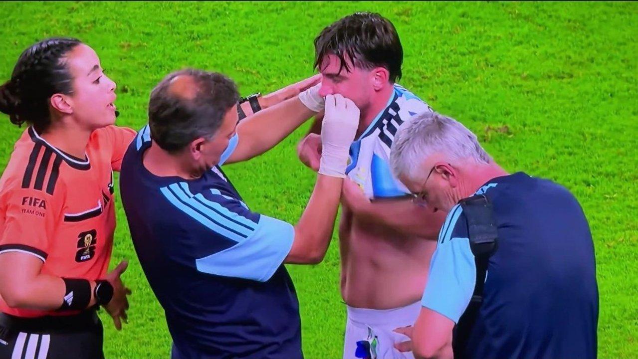 Acusan a Tagliafico de incumplir una regla pero el reglamento avala a Argentina