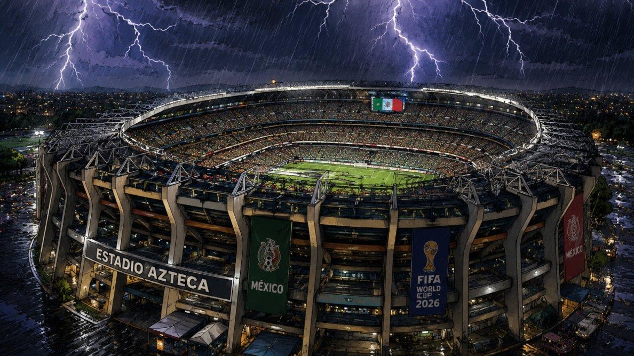 Meacutexico vs Inglaterra- el partido del Mundial 2026 se retrasoacute una hora por tormentas eleacutectricas