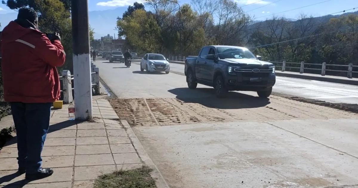 Vialidad finalizoacute trabajos y quedaron habilitados los carriles del puente Chijra