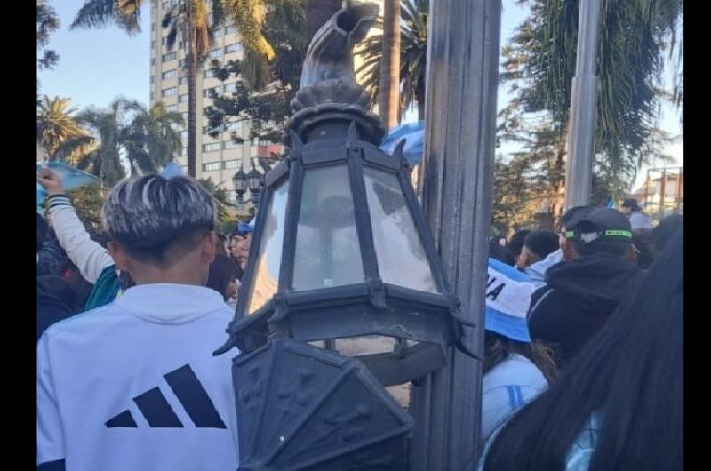 Repudioacute por los actos de vandalismo registrados en Plaza Belgrano