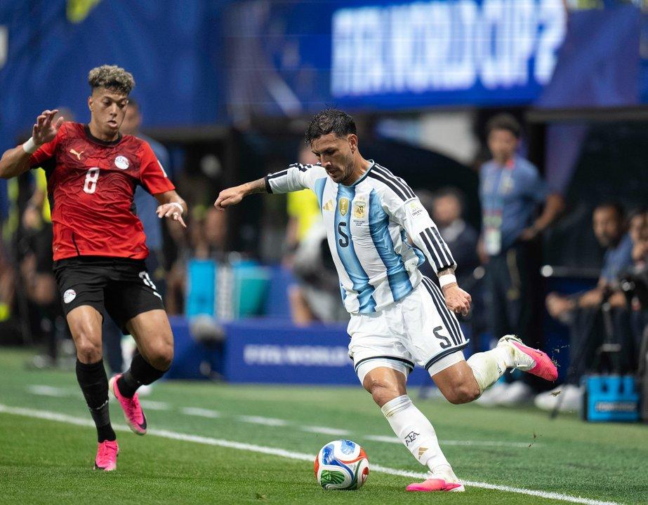 ldquoDimos la cara hasta el uacuteltimo minutordquo- la alegriacutea de Leandro Paredes tras el agoacutenico triunfo de Argentina