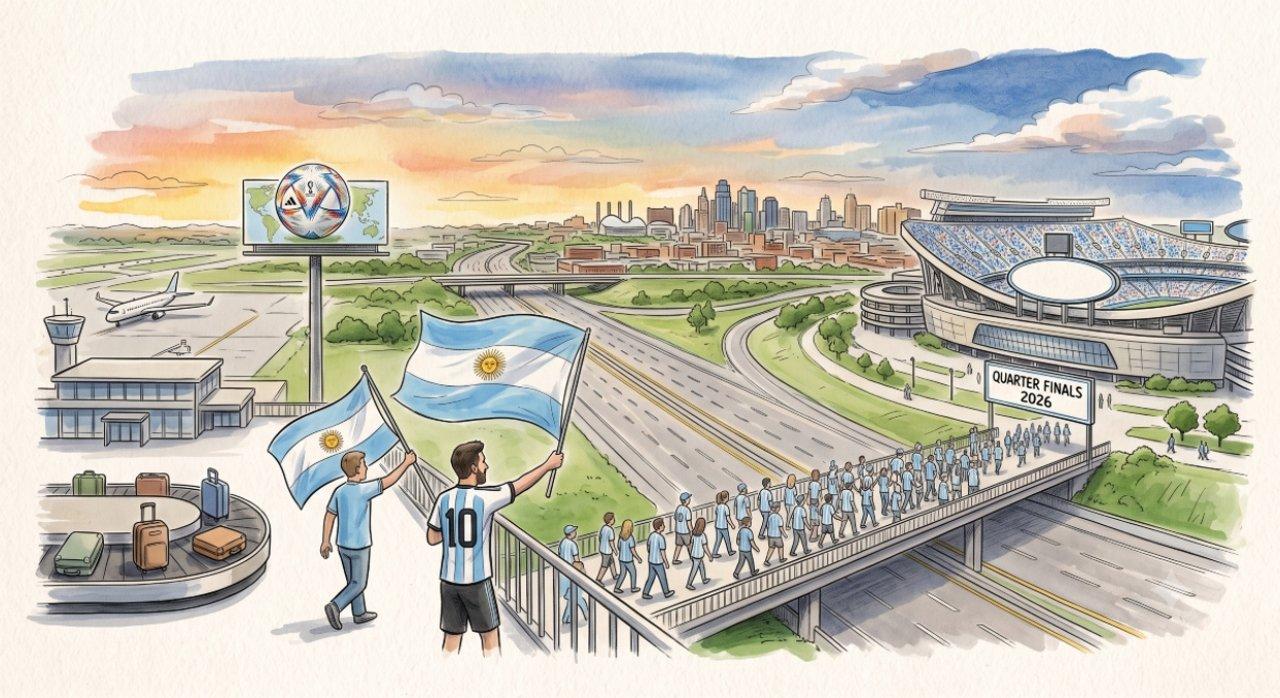 Cuaacutento cuesta viajar a Kansas para ver a la Seleccioacuten Argentina en los cuartos de final del Mundial 2026